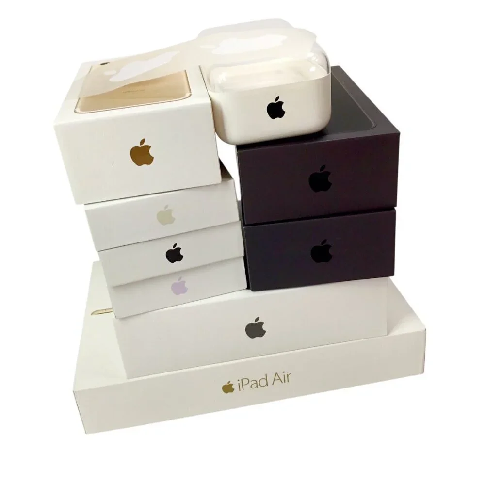 Apple Products Empty Phone Boxes Lot of 9 Iphone Ipad No Phones Boxes only